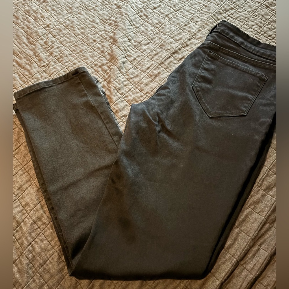 NYDJ Womens Size 16 Black Slim Straight Leg Jeans Lift Tuck Technology USA Made‎